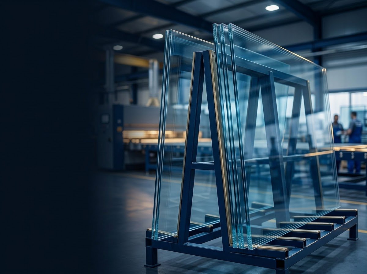Tempered glass panels